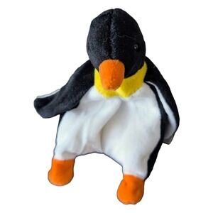 Vintage 1995 "Waddle" Cute Penguin Ty Beanie Baby Stuffed Animal
